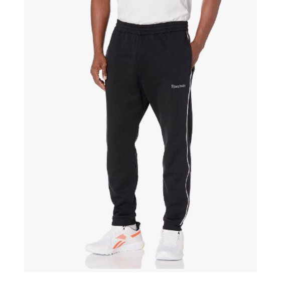 NWT Reebok Men's Jogginghosen Bequeme Sweatpants Black XL - Picture 1 of 5